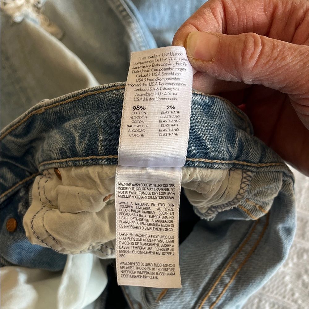 MOTHER Superior Denim The Tomcat “The Confession” Distressed Jeans Sz 31 - Picture 12 of 15